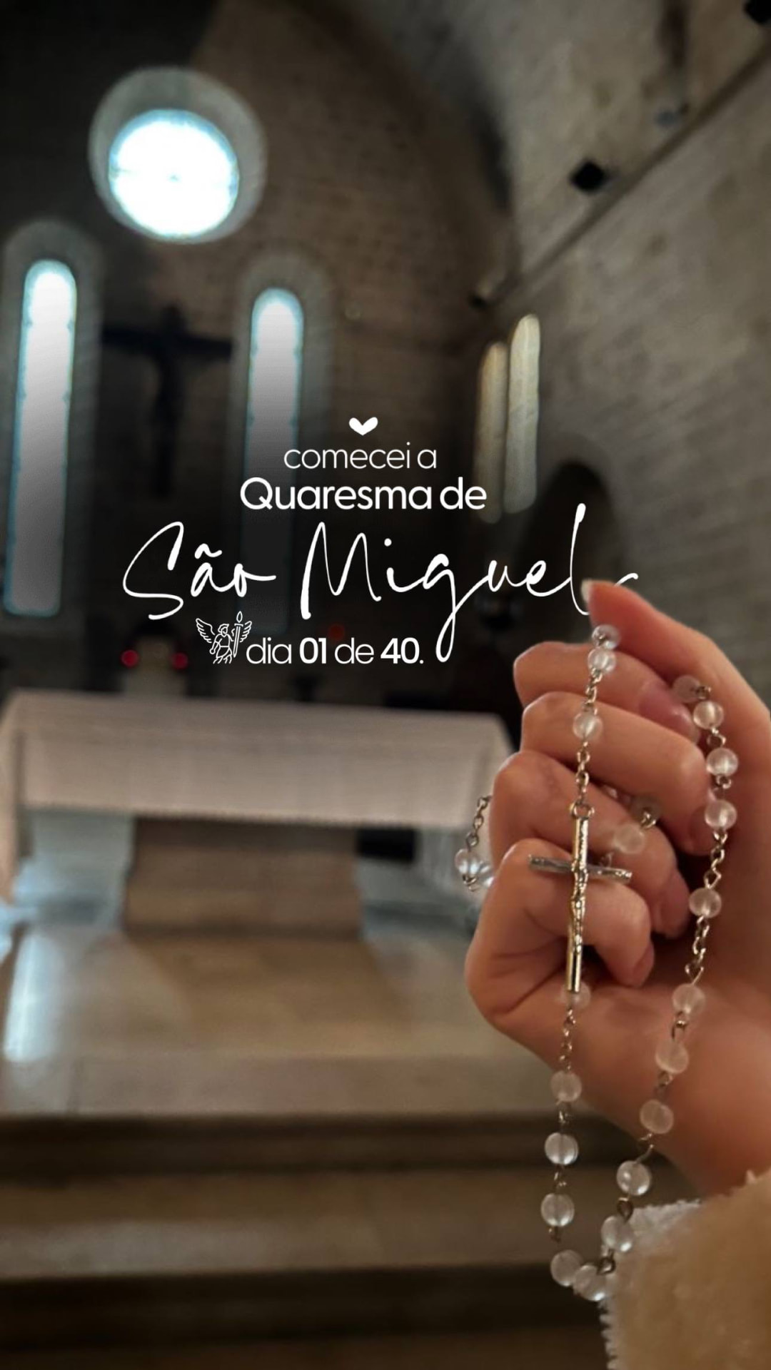 Story de fé decorado com figurinhas do Toque Criativo